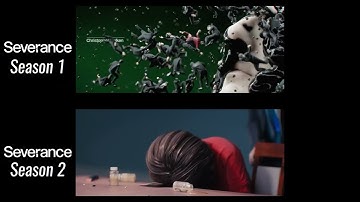 Severance Intro Comparison 2022   2025 Season 1 & Season 2 Side by Side
