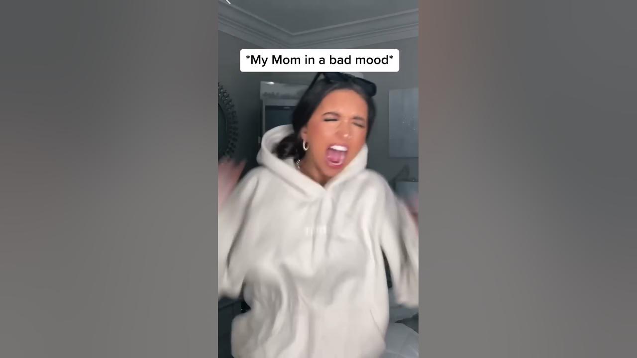 When your mom is in a bad mood 😀 #Shorts
