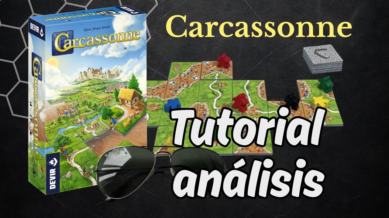 Cómo JUGAR a CARCASSONNE 🎲 | Tutorial y Reglas para PRINCIPIANTES y análisis