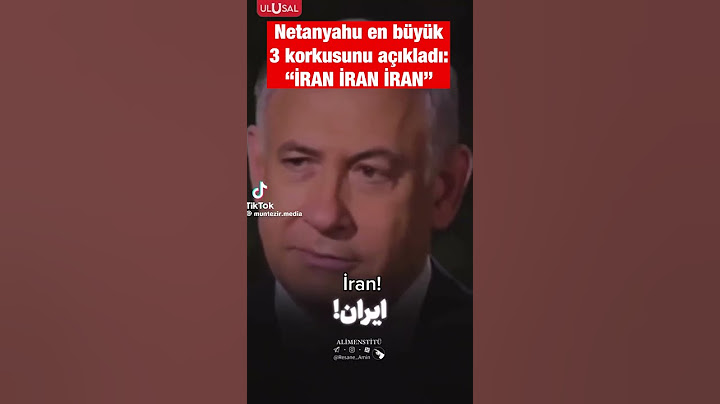 Netanyahu en büyük 3 korkusunu açıkladı: "İRAN İRAN İRAN" #shorts #iran #israil #keşfet