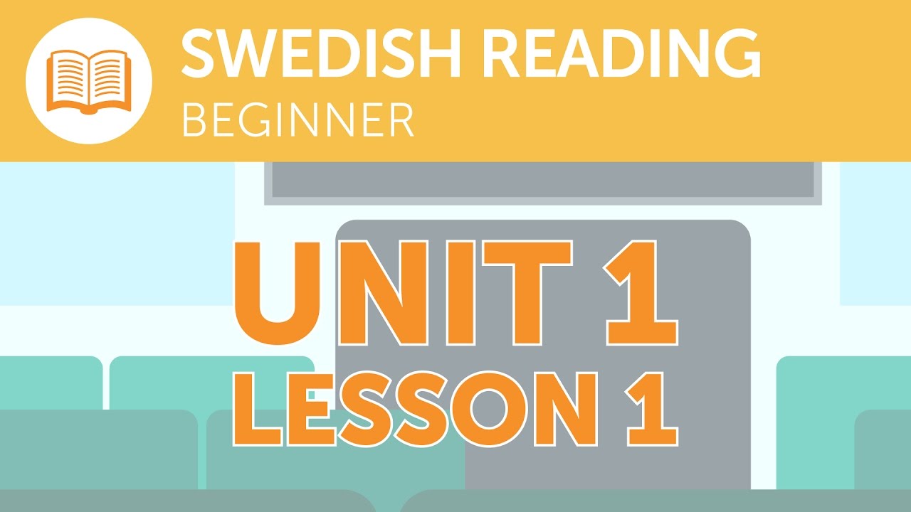 ⁣Swedish Reading for Beginners - What is the Last Stop of this Train?