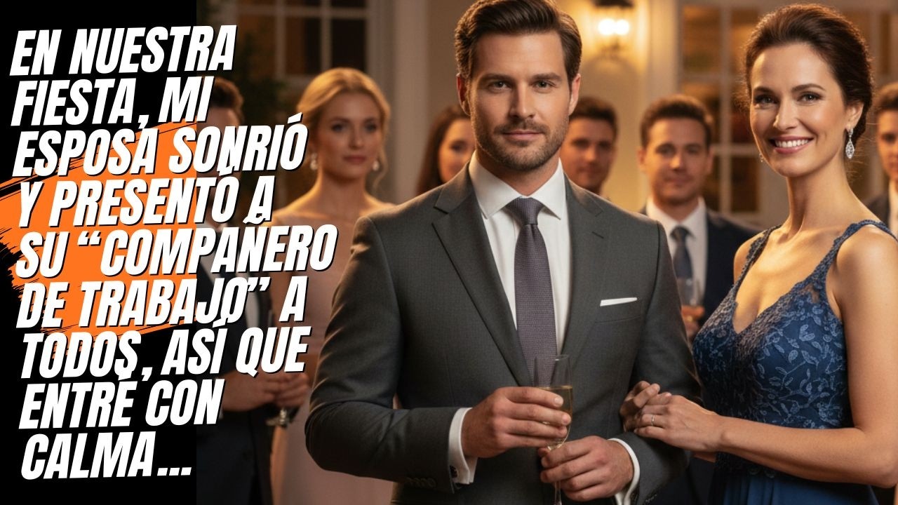 Mi esposa sonrió, presentó a otro hombre y terminé la fiesta sin levantar la voz.