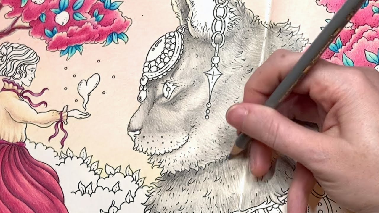 How to Color Fur (Part 1) ⎢Adult Coloring Tutorial⎢Tales from the Witch