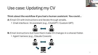 AI-SWG Webinar: Using Agentic AI for CV Updates and Other Administrative Tasks