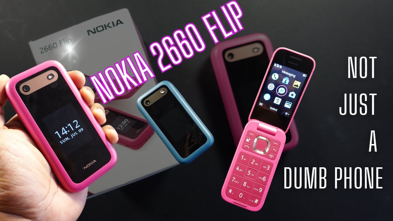 Nokia 2660 Flip 2023 in Pink : Best Retro Flip Phone! #India 