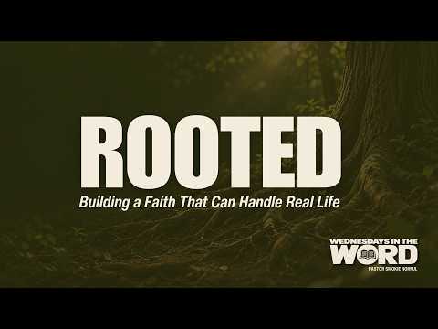 Wednesdays in the Word || Rooted:  Building a Faith That Can Handle Real Life