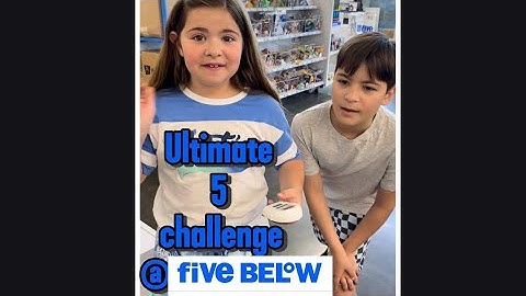 Ultimate Five Challenge at Five Below! 5 minute // 5 item shopping challenge! @fivebelow