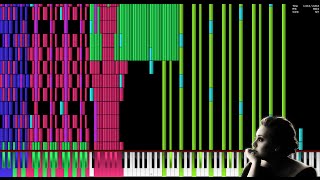 [Black MIDI] Adele - Skyfall (Over 208,000 Notes) Black Score/Black Remix