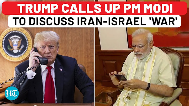 After Trump Drops Hint On Joining Iran-Israel War, US President-PM Modi Discuss Middle East &…|India