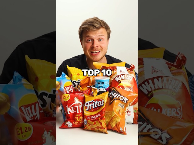 TOP 10 Most Popular Chips Brands (by revenue) 🤯 #shorts class=