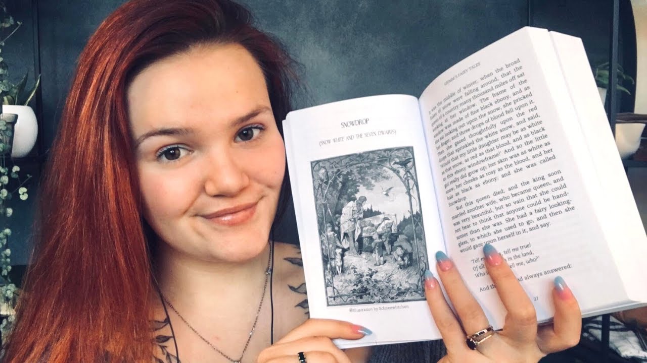 ASMR READING YOU BROTHER GRIMM FAIRY TALES! sleeping beauty, fog prince, Cinderella, Rumpelstiltskin