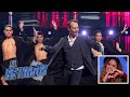 Miguel Bosé celebra con Nena en El Retador de Canal de las Estrellas