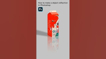 Photoshop shorts: How to create realistic shadow reflections in Photoshop || #tutorial #shorts