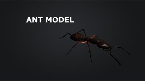 Ant 3D Animation Review | Modeling, Texturing, Rigging, & Rendering