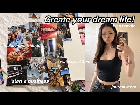 GET YOUR LIFE TOGETHER | Creating my dream life - Vision Board 2024
