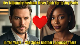 Download Lagu Her Billionaire Husband Never Took Her to Any Party in Ten Years — She Spoke Another Language There MP3