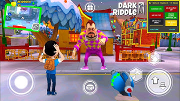 Dark Riddle New Year Update 2023🧨Mod Skin Purple Dreamer APK - Neighbor Player | Part 15