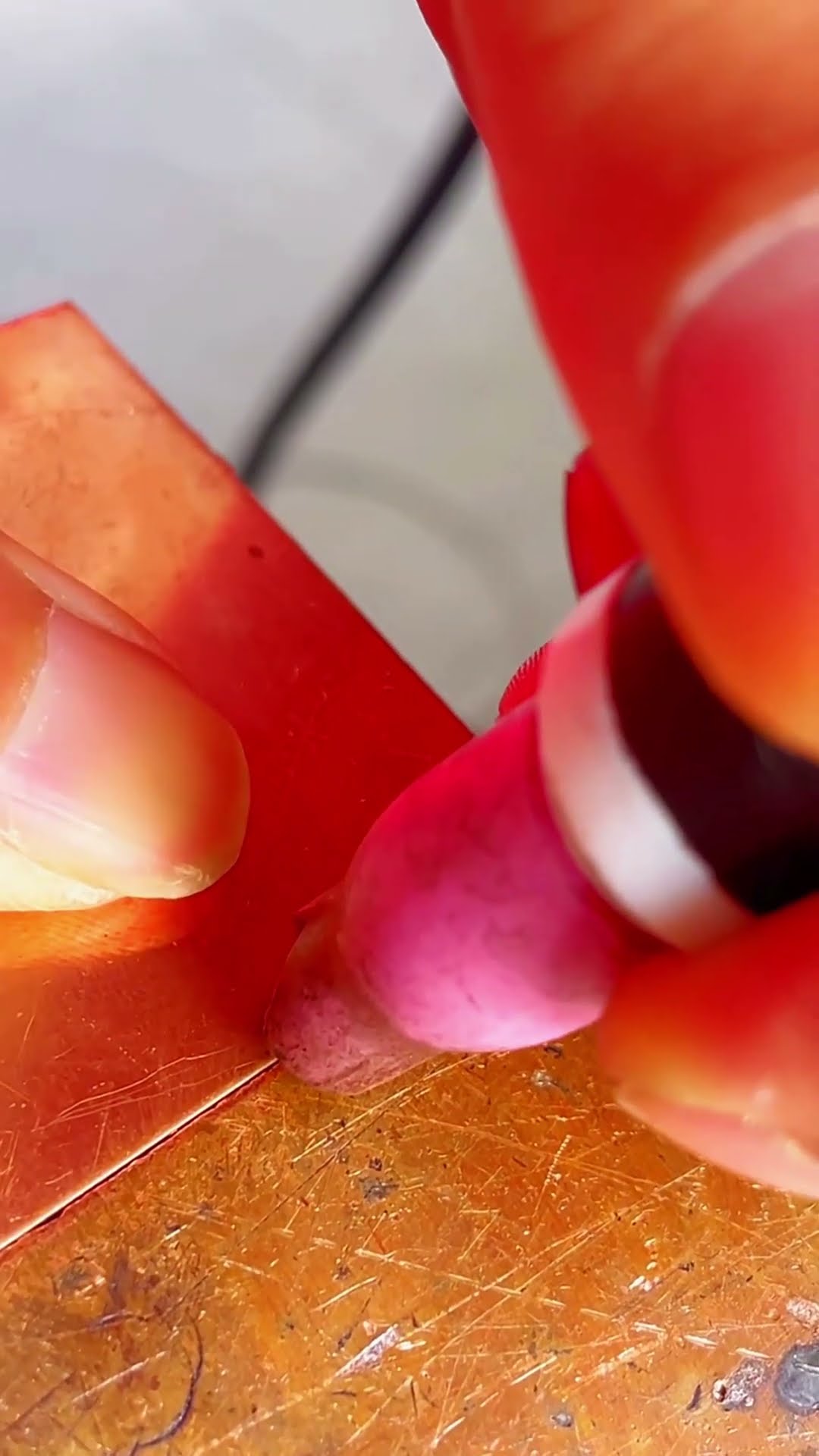Welding process of thin pipe mouth- Good tools and machinery make work easy