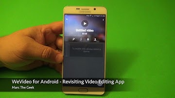 WeVideo for Android - Revisting Video Editing App