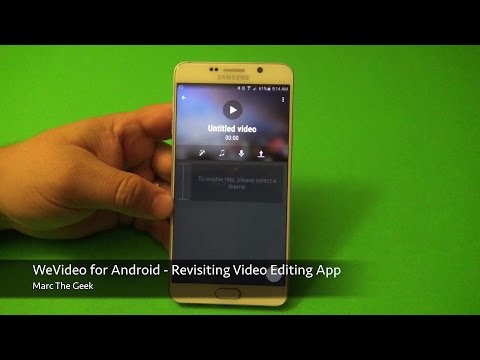 WeVideo for Android - Revisting Video Editing App