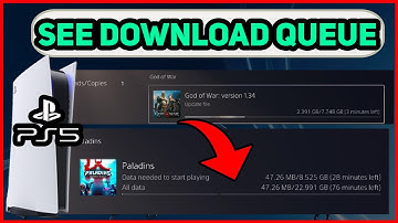 PS5 HOW TO SEE DOWNLOAD QUEUE