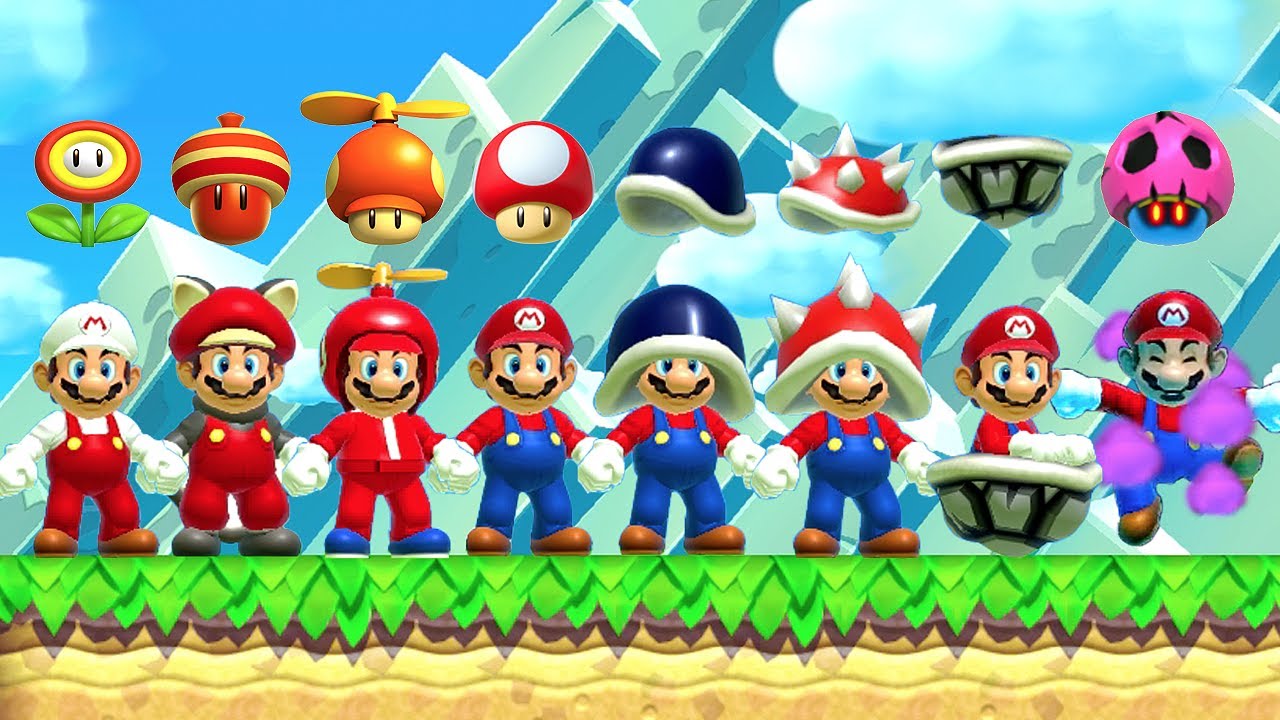 Super Mario Maker 2 All New Super Mario Bros U Power Ups Youtube