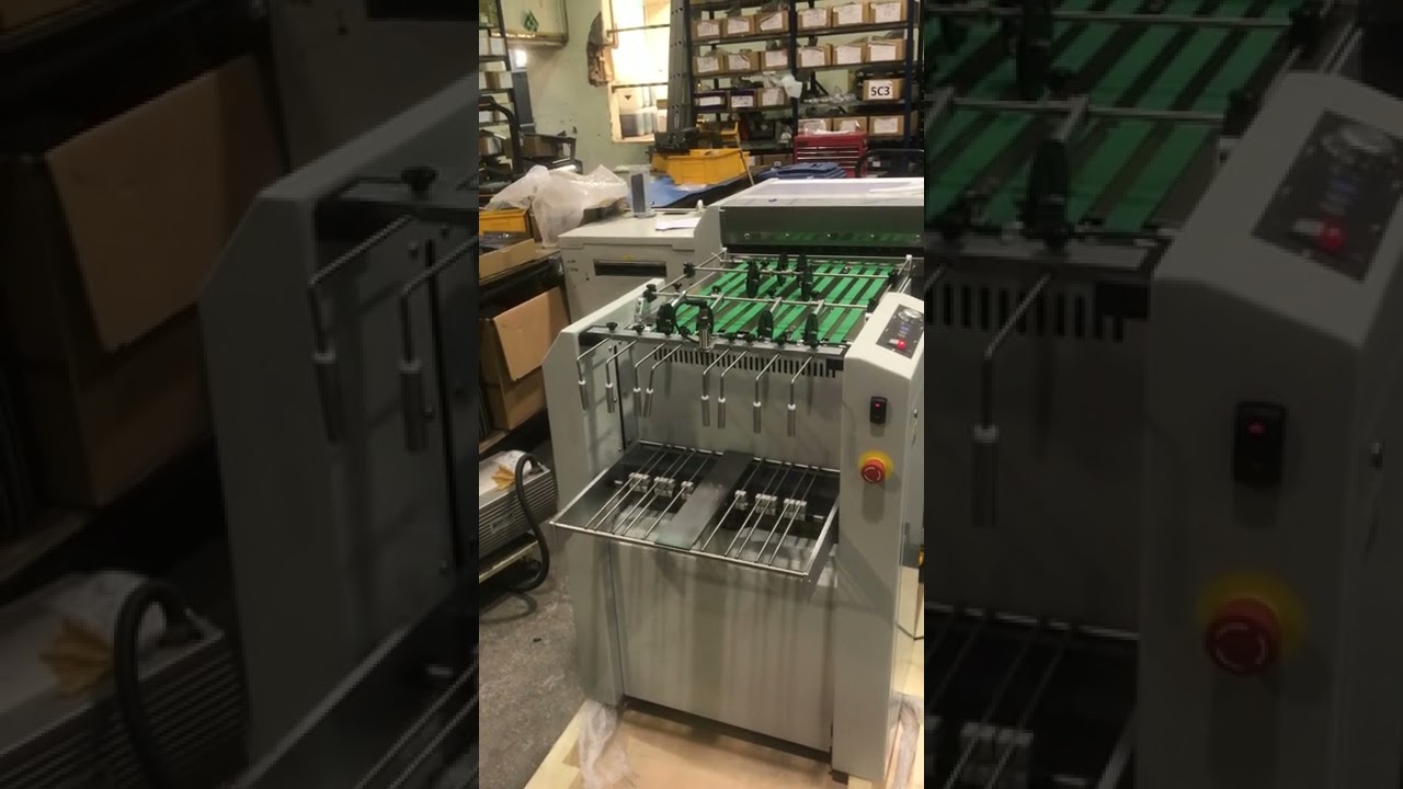 PTS Continuous forms cutter with descending stacker