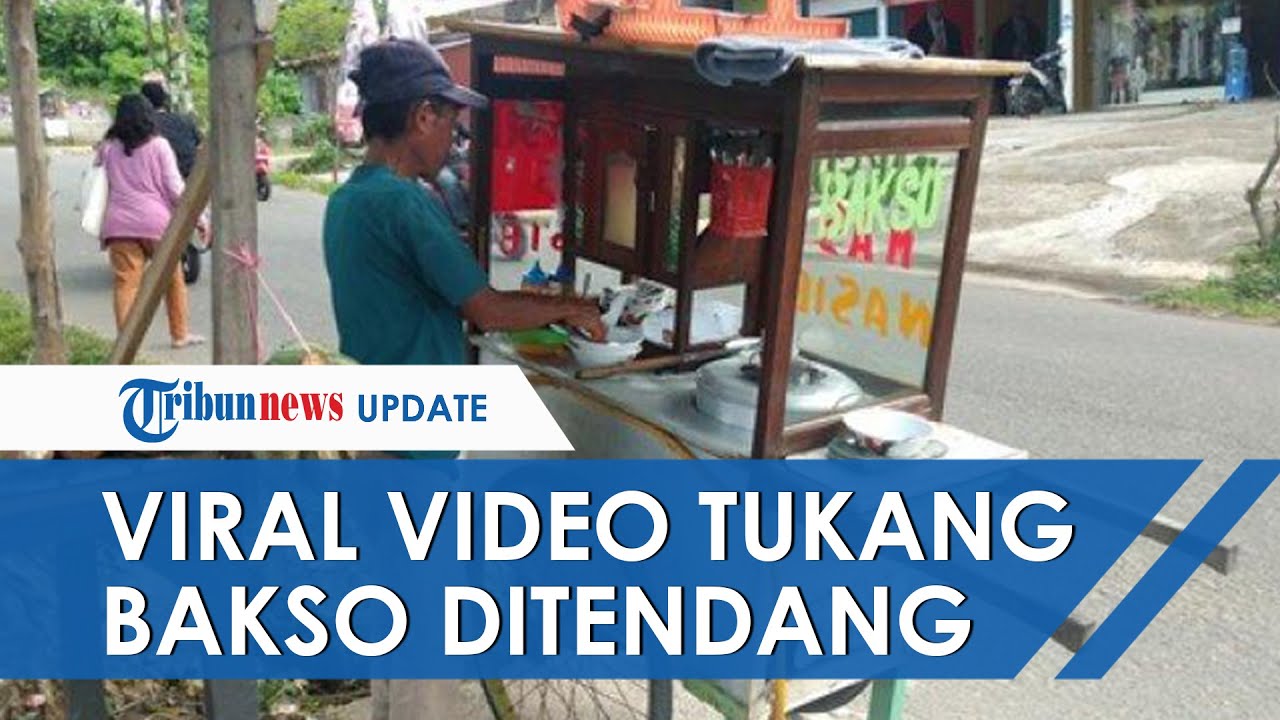 VIRAL Video Tukang Bakso Ditendang hingga Terpental, Pelaku Tak Terima Disebut Uangnya Kurang