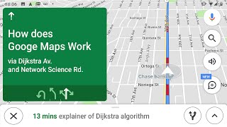 At the core of Google Maps: Dijkstra's Algorithm