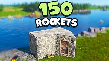 The Helix. 2x1 base for 150 ROCKETS. Mini SHELL - mini CHINA WALL  [5 BUNKERS] - rust base design