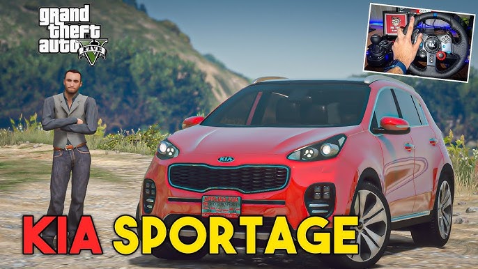 GTA 5 Kia Sportage Driving With Logitech G29 