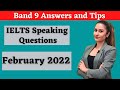 Latest IELTS Speaking Test Questions and band 9 answers for Part1, 2022