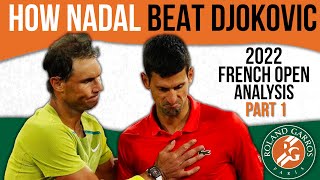 How Rafael Nadal BEAT Novak Djokovic at the 2022 French Open | Body Blow