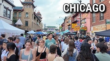 Chicago Chinatown Summer Fair 2025 On Saturday | July 26, 2025 | 4K Video