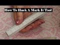 Make your Own Mark it Tool Hack for Polymer Clay