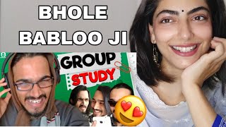 @BBKiVines 'Lets try ANIL | Group Study | BB Ki Vines' Reaction