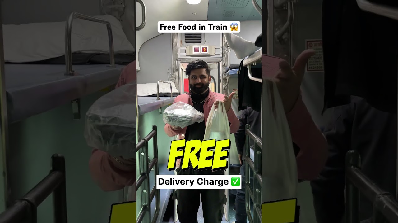 Want Free Food in Train ? 😱😍Download @railrestro app & use my coupon code “ FIRSTVP” 