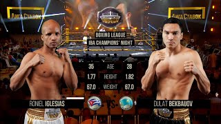 Roniel IGLESIAS (CUB) vs Dulat BEKBAUOV (KAZ)  | IBA Champions' Night | September 30, 2023