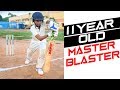 11 year old master blaster  big hitting youngster  nothing but cricket