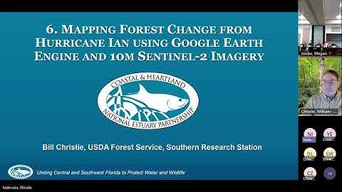 Mapping Forest Change from Hurricane Ian using GEE and 10m Sentinel-2 Imagery - Bill Christie, USDA