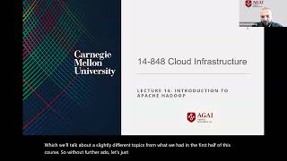 14848 Lecture 14 Intro to Hadoop