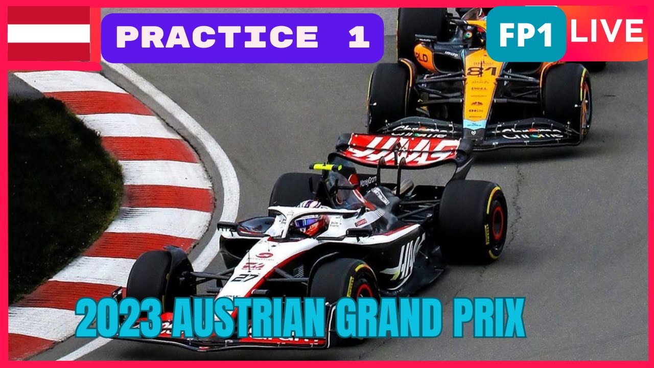 🔴F1 LIVE 2023 AUSTRIAN GRAND PRIX FP1 Live data and watchalong Red Bull Ring