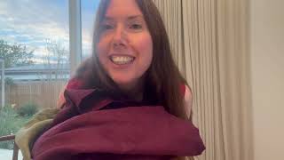 💕Sew some autumn winter linen dresses with me 💕Spotlight premium linen suiting fabric - Burda 6401