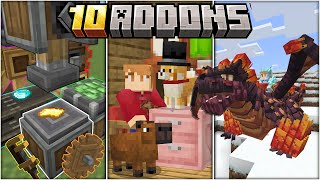 TOP 10 ADDONS PARA MINECRAFT PE 1.20+ (Bedrock)