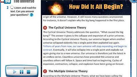 Action 10 module 9 p112 How did it All Begin text ver