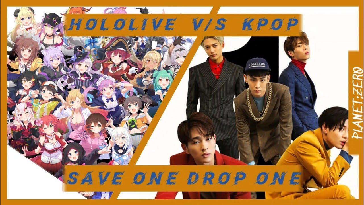 [KPOP Hololive Game] Save One Drop One | Hololive Originals vs Kpop ...