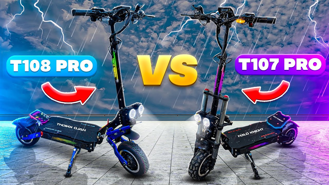 HALO KNIGHT T108 PRO VS T107 PRO LAQUELLE CHOISIR ?! - YouTube