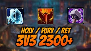 2300+ Fury Warrior / Ret Paladin 3v3 Arena (ft. Vanguards & Jwah) - WoW Dragonflight Season 4