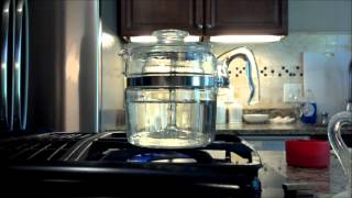 Pyrex Coffee Percolator Time Lapse