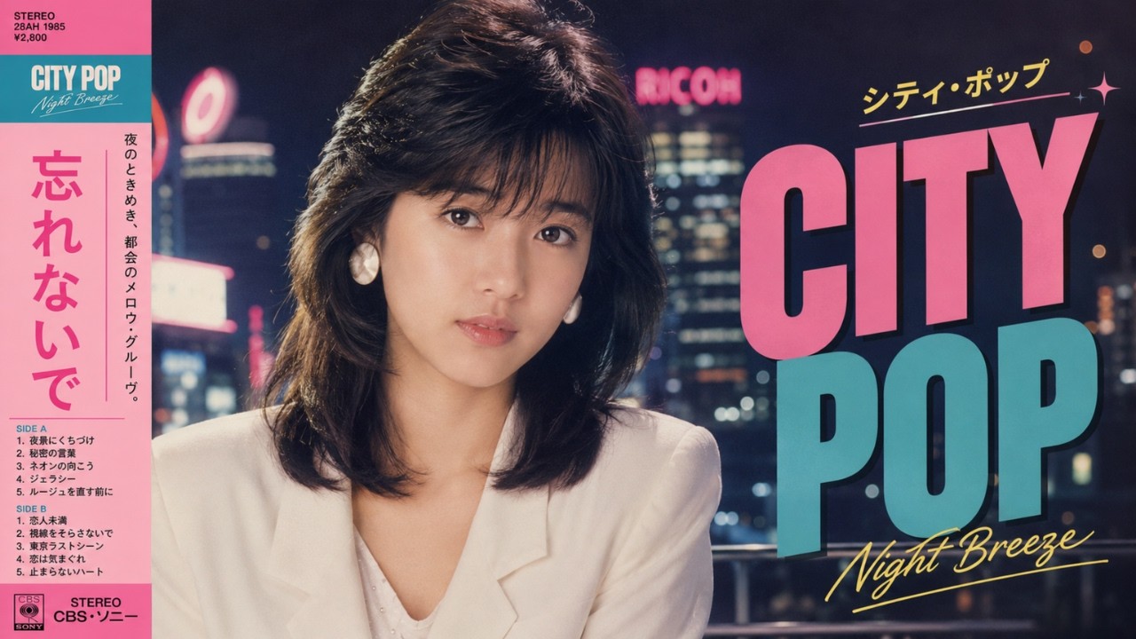 Tokyo Night Breeze | 80s Japanese City Pop Playlist | Retro Night